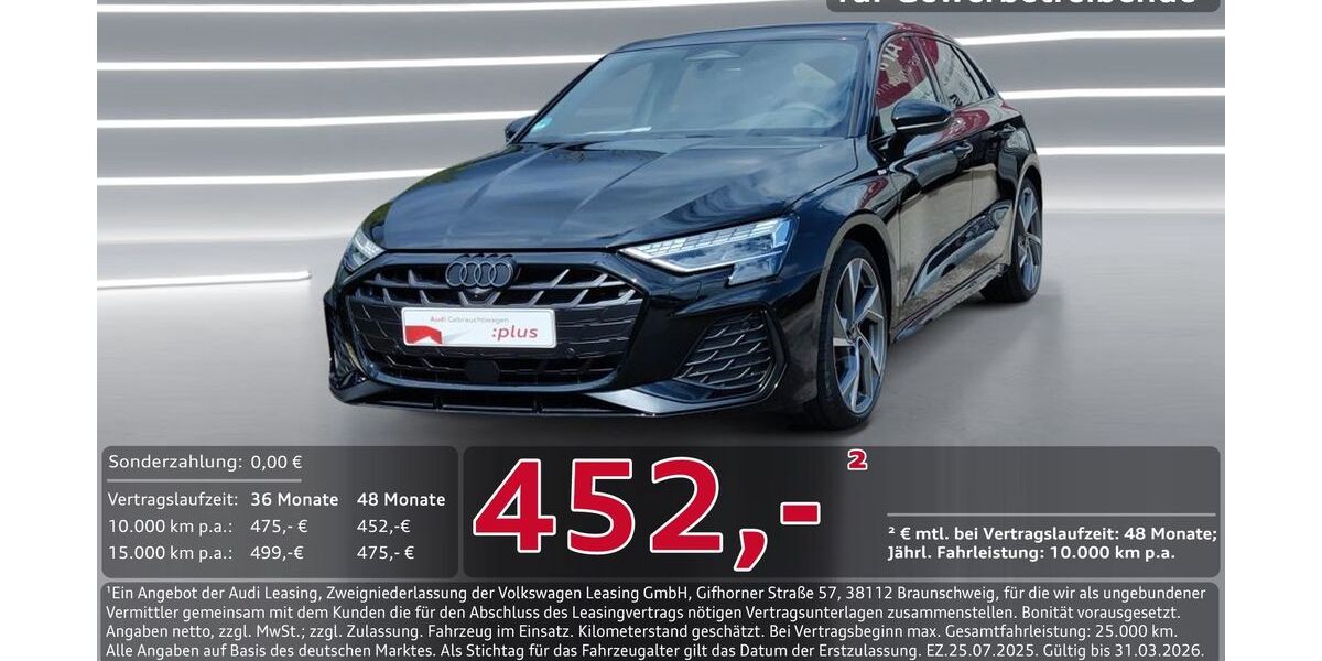 Audi A3 2.000 km 44.950 &euro; Ingolstadt 85057