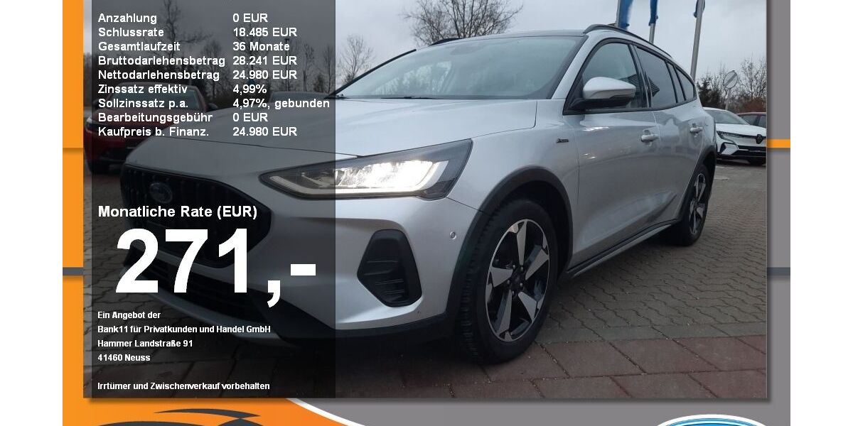 Ford Focus 21.890 km 24.980 &euro; Neustadt / Donau 93333