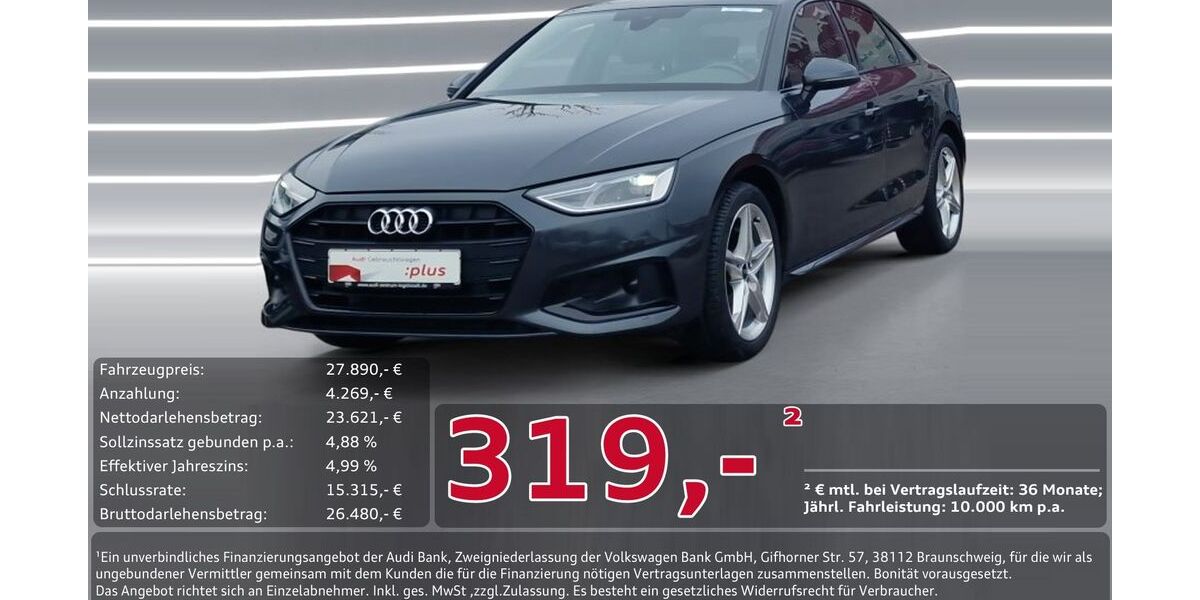 Audi A4 76.194 km 27.890 &euro; Ingolstadt 85057