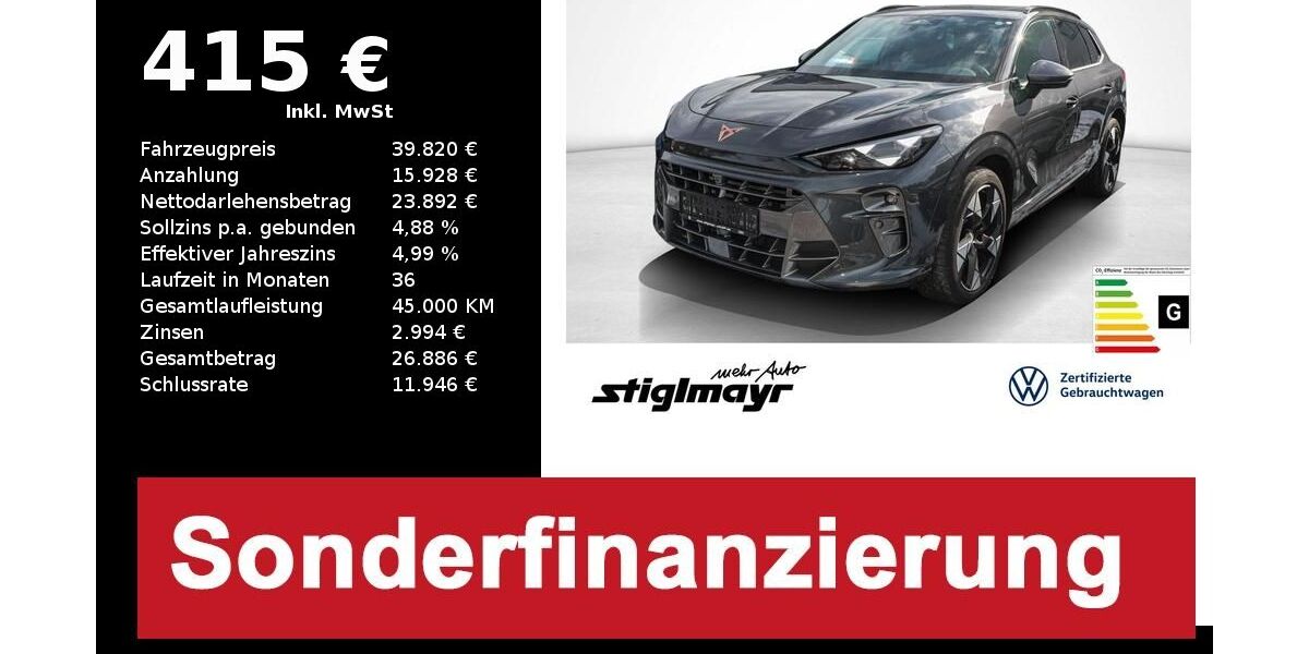 Cupra Terramar 25.935 km 37.920 &euro; Schrobenhausen 86529