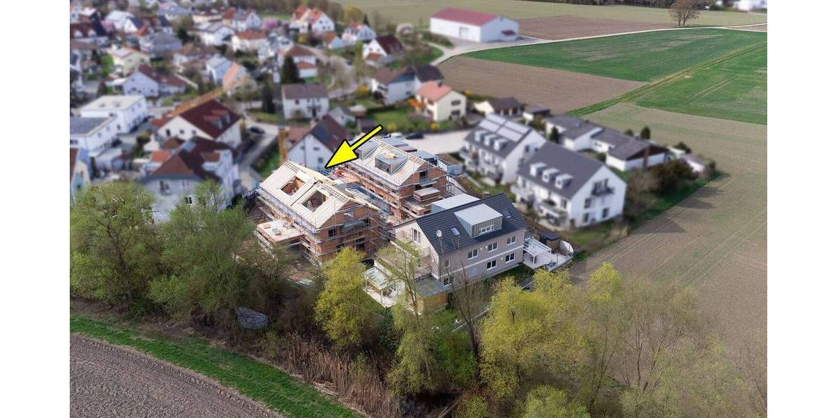 Etagenwohnung Ingolstadt Hundszell - 2 Zimmer, 61 m&sup2;, 410.000&euro; | Angebot:26694289