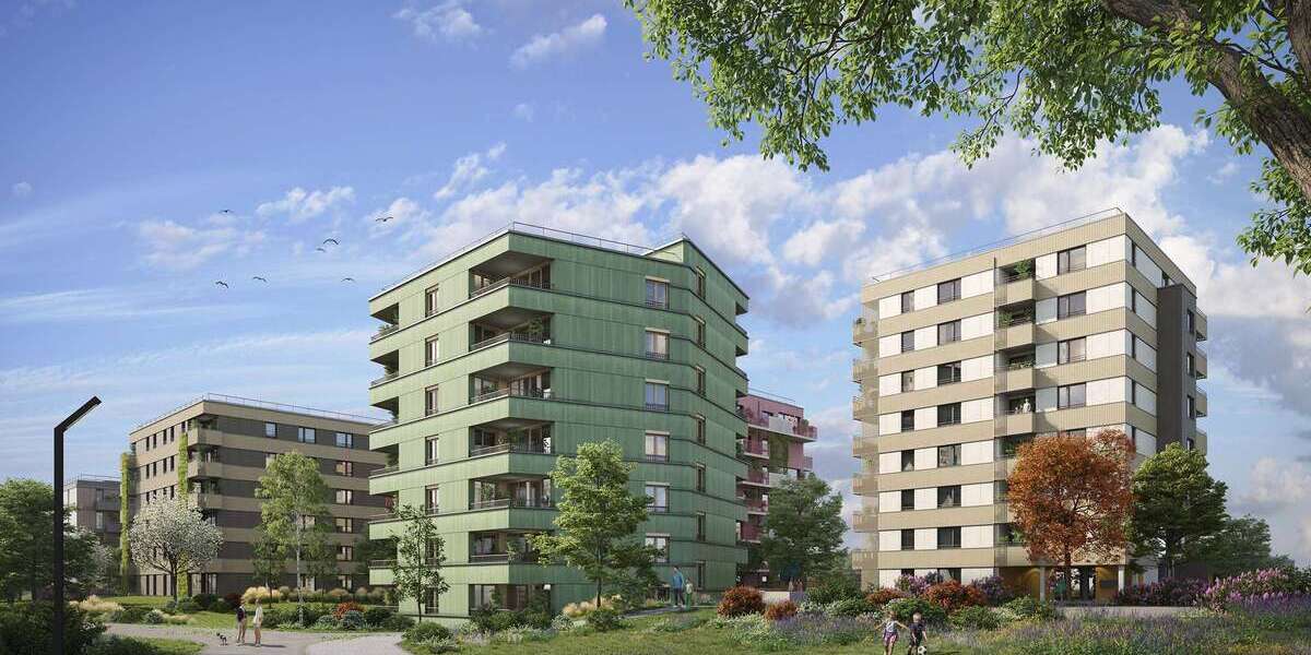 Etagenwohnung Ingolstadt Friedrichshofen-Hollerstauden - 4 Zimmer, 99 m&sup2;, 1.337&euro; | Angebot:25162266