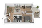 Etagenwohnung Pförring - 2 Zimmer, 49 m&sup2;, 660&euro; | Angebot:26445810