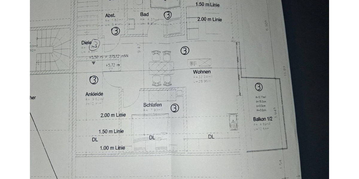 Etagenwohnung Ingolstadt Nordost - 3 Zimmer, 61 m&sup2;, 319.000&euro; | Angebot:26627666
