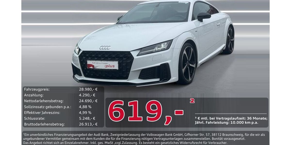 Audi TT 85.204 km 27.950 &euro; Ingolstadt 85057