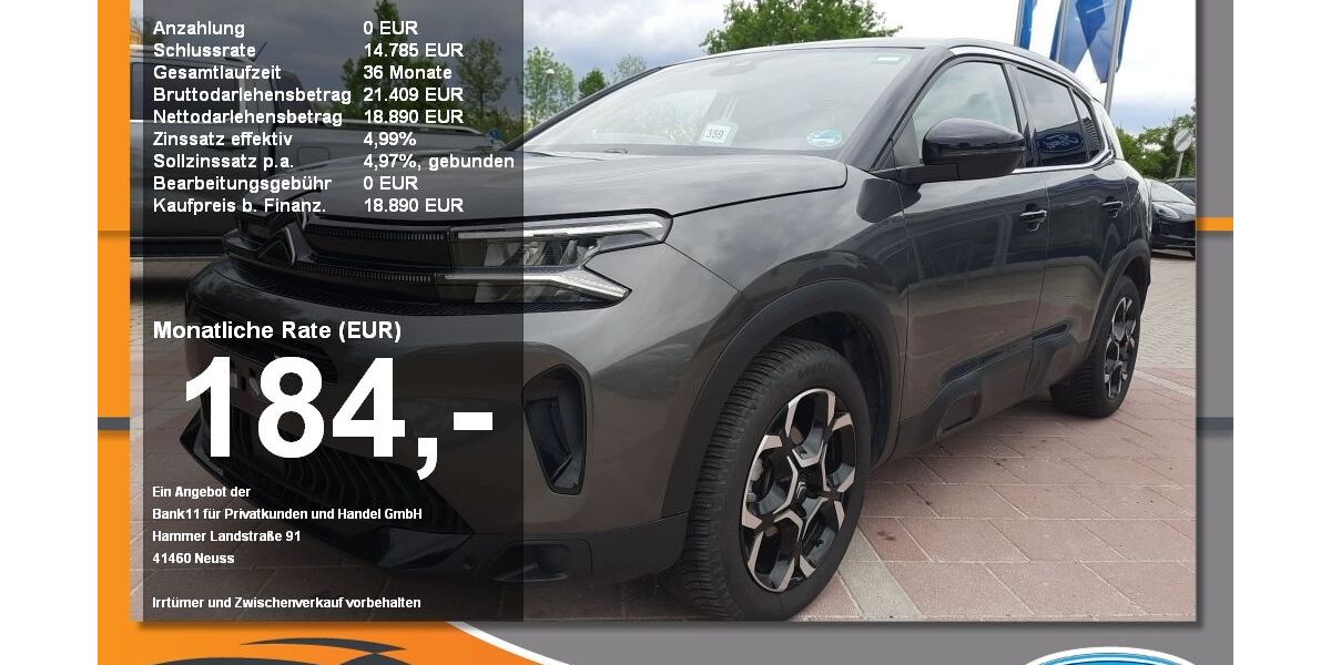 Citroen C5 Aircross 29.999 km 19.980 &euro; Neustadt / Donau 93333