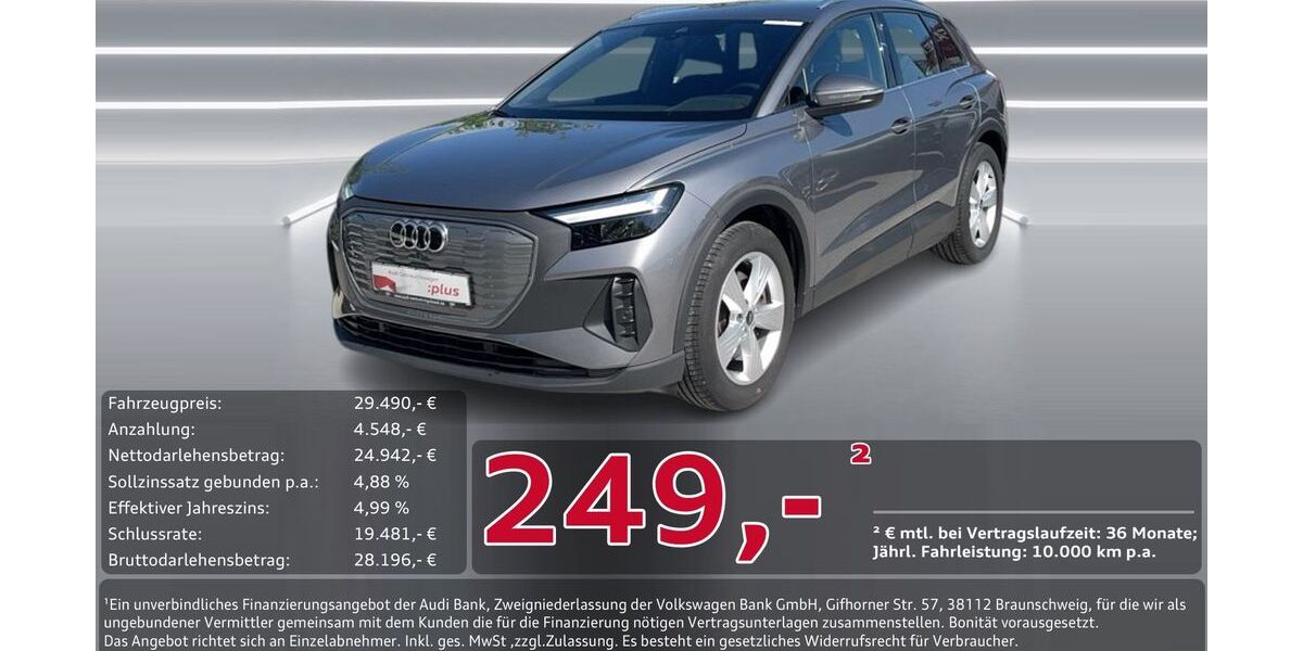 Audi Q4 e-tron 68.448 km 29.490 &euro; Ingolstadt 85057