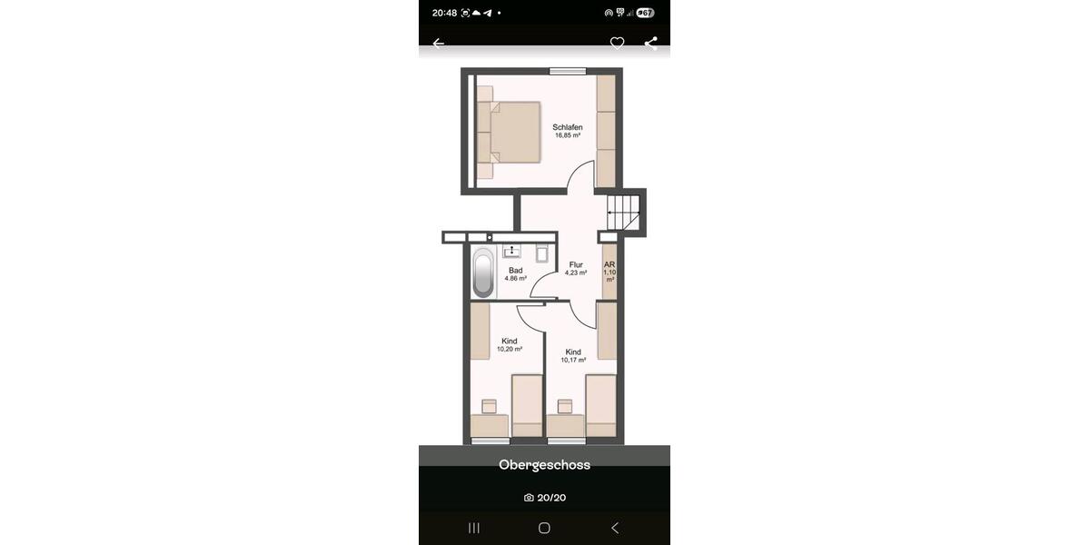 Etagenwohnung Ingolstadt Nordost - 4 Zimmer, 85 m&sup2;, 332.000&euro; | Angebot:27604292