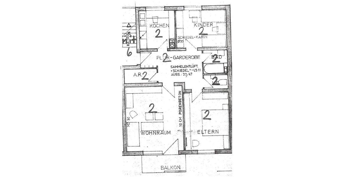 Etagenwohnung Ingolstadt Nordost - 3.5 Zimmer, 84 m&sup2;, 298.000&euro; | Angebot:26964493