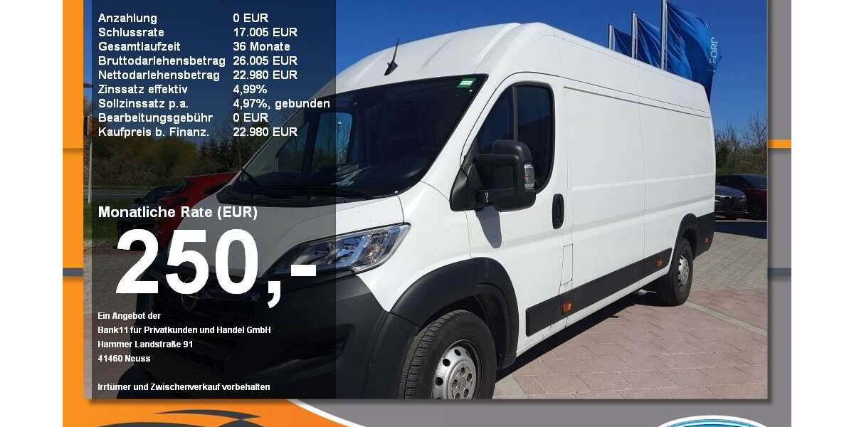 Opel Movano 21.872 km 22.980 &euro; Neustadt a. d. Donau 93333