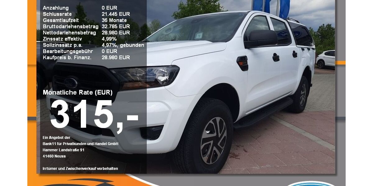 Ford Ranger 23.500 km 28.980 &euro; Neustadt / Donau 93333