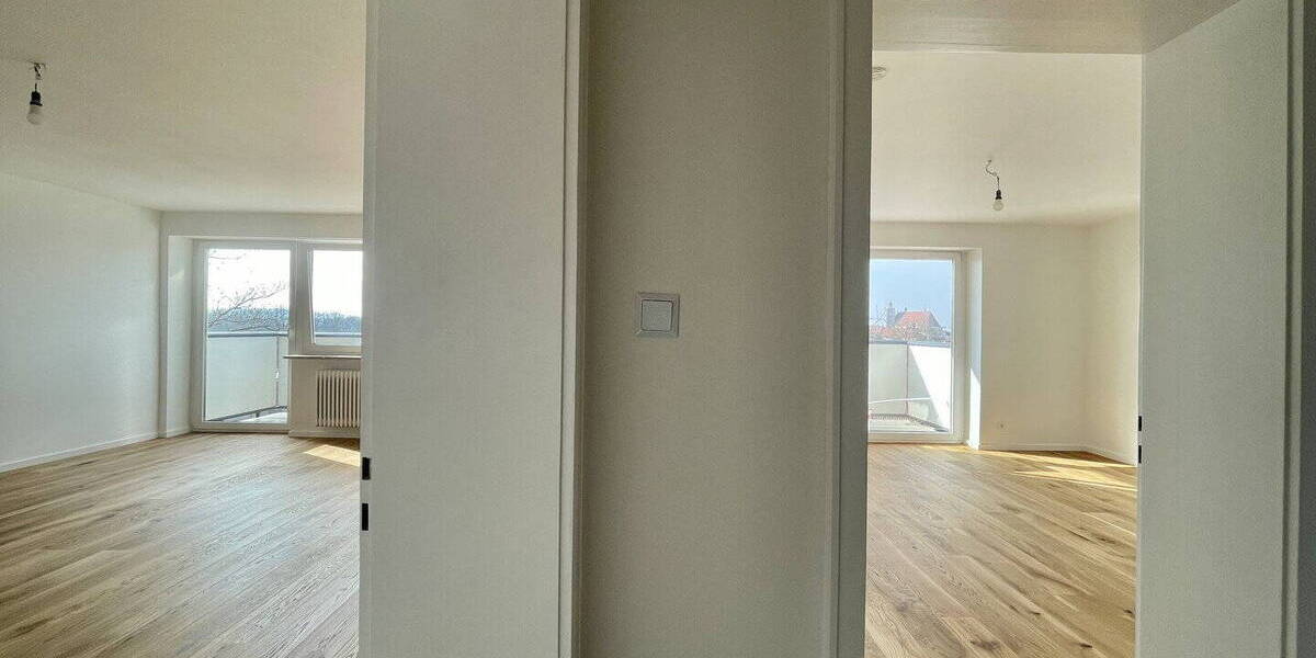 Etagenwohnung Ingolstadt Brückenkopf - 3 Zimmer, 82 m&sup2;, 1.189&euro; | Angebot:26795407