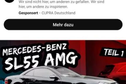 Mercedes-Benz SL 55 AMG 65.000 km 41.999 &euro; Kinding 85125