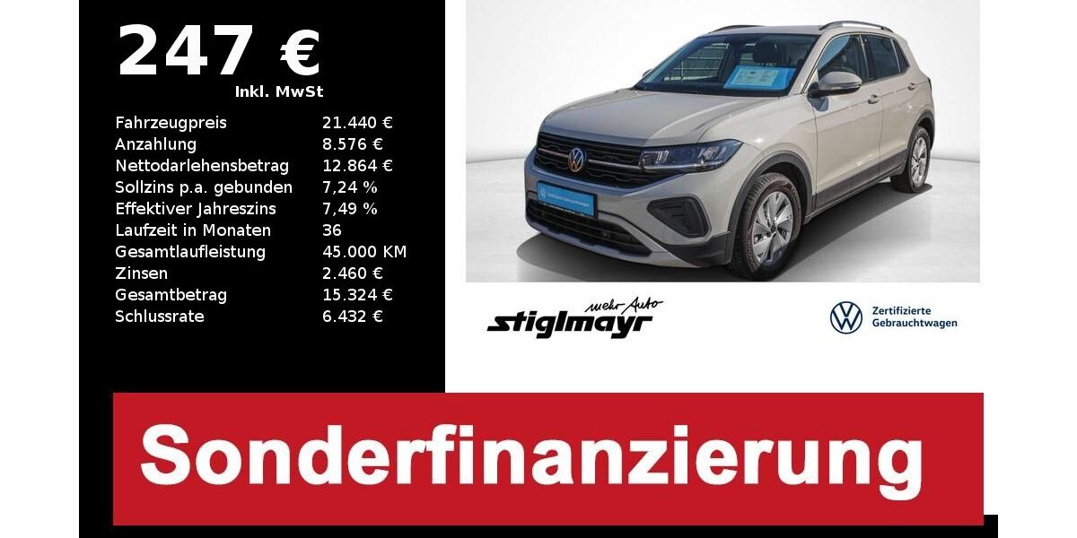 VW T-Cross 8.336 km 21.440 &euro; Schrobenhausen 86529