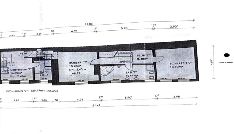 Etagenwohnung Eichstätt - 6 Zimmer, 154 m&sup2;, 510.000&euro; | Angebot:25925079