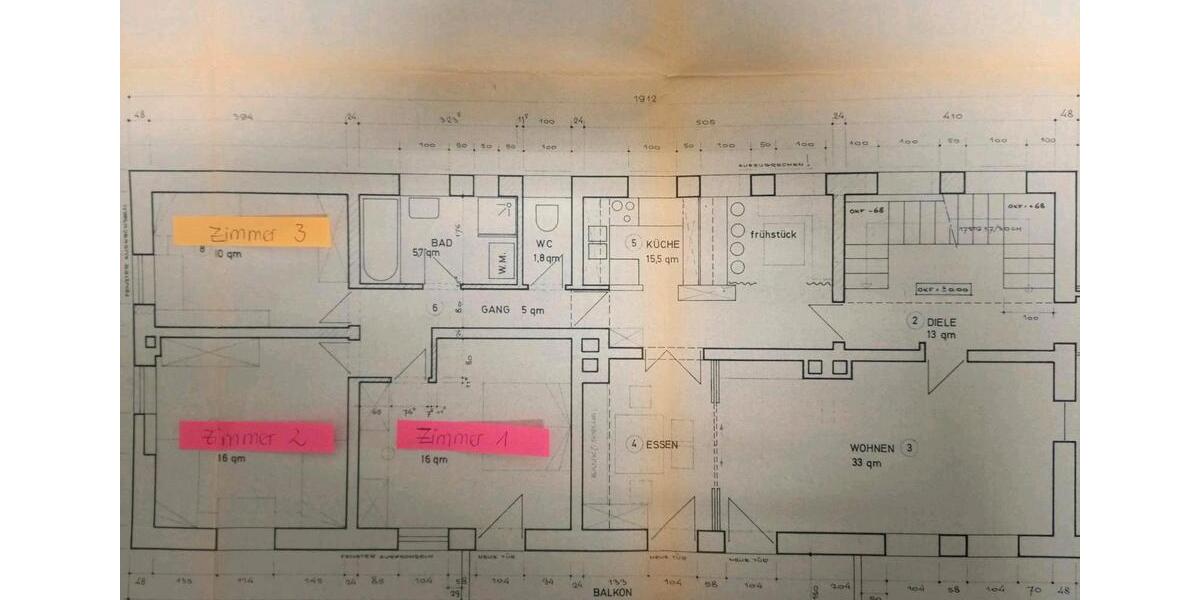 Etagenwohnung Ingolstadt - 7 Zimmer, 208 m&sup2;, 410&euro; | Angebot:26403657