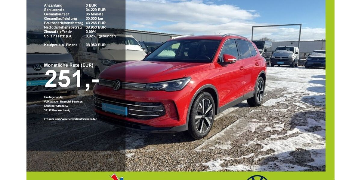 VW Tiguan 6.000 km 38.889 &euro; Mainburg 84048