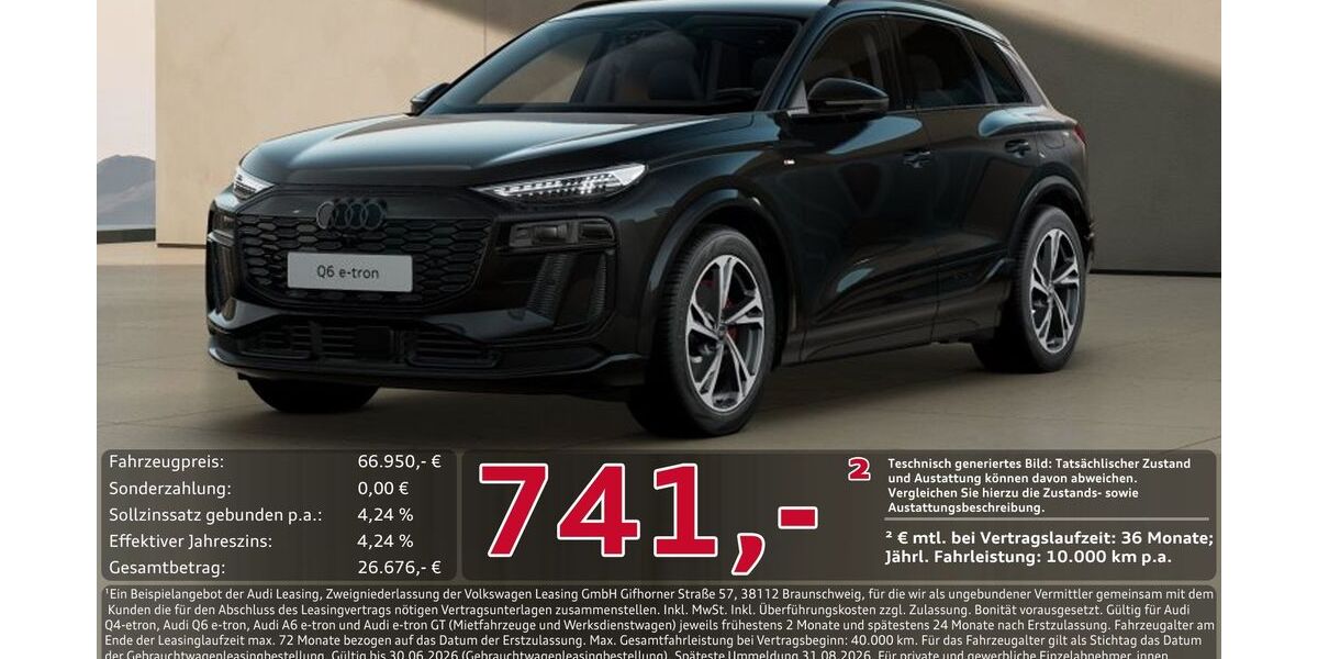Audi Q6 e-tron 25.508 km 66.950 &euro; Ingolstadt 85057