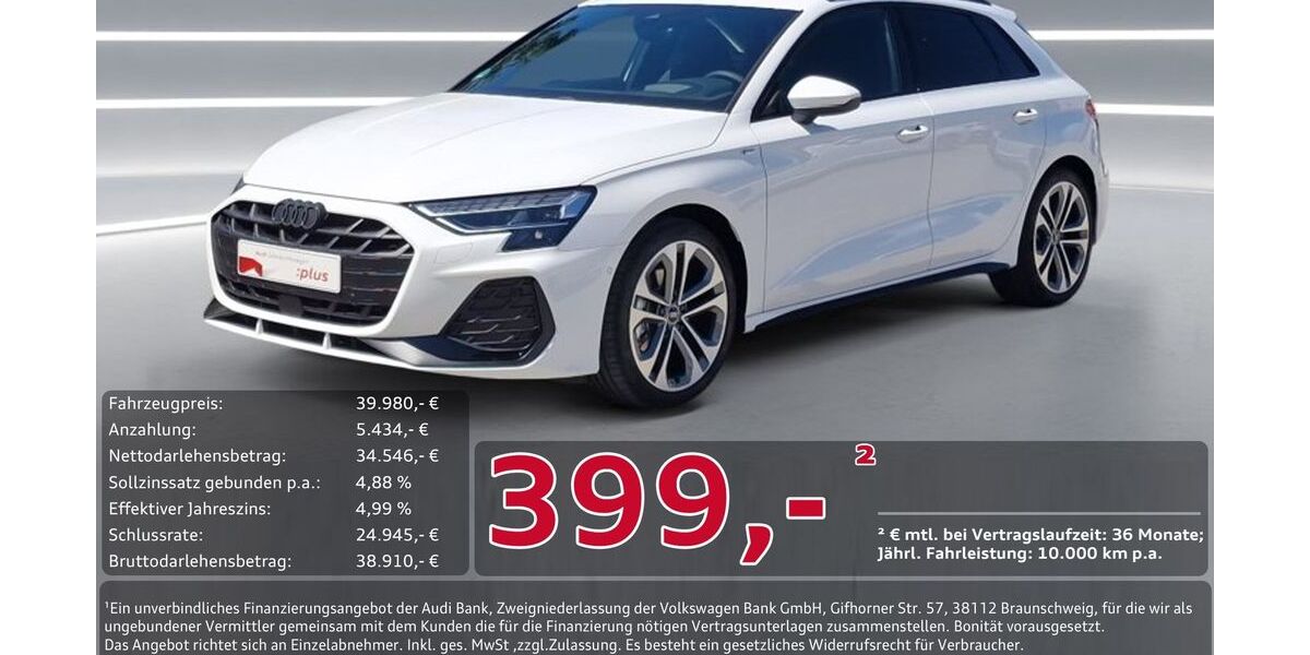 Audi A3 12.400 km 39.980 &euro; Ingolstadt 85057