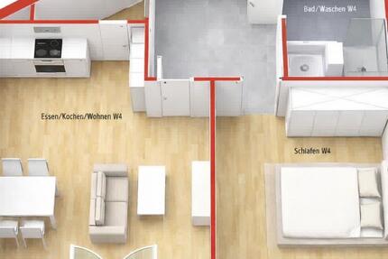 Wohnung Ingolstadt Münchener Straße - 2 Zimmer, 60 m&sup2;, 960&euro; | Angebot:26013004