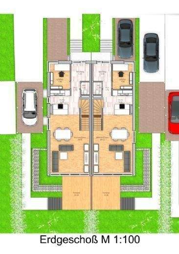 Doppelhaushälfte Karlskron Mändlfeld - 5 Zimmer, 146 m&sup2;, 575.000&euro; | Angebot:25740698