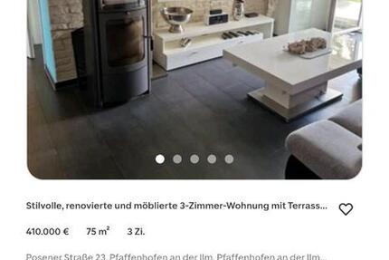 Wohnung Pfaffenhofen an der Ilm - 3 Zimmer, 75 m&sup2;, 410.000&euro; | Angebot:25027370