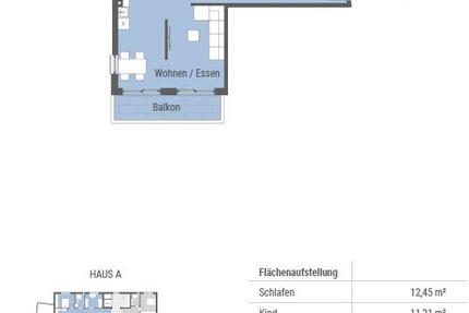 Wohnung Manching - 3 Zimmer, 74 m&sup2;, 1.190&euro; | Angebot:26197698