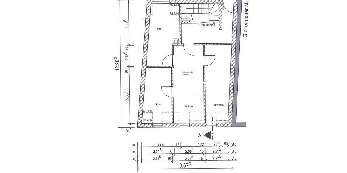 Etagenwohnung Ingolstadt Altstadt Südost - 2 Zimmer, 80 m&sup2;, 1.000&euro; | Angebot:26799338