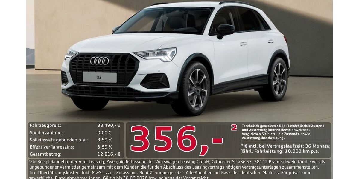 Audi Q3 5.026 km 38.490 &euro; Ingolstadt 85057