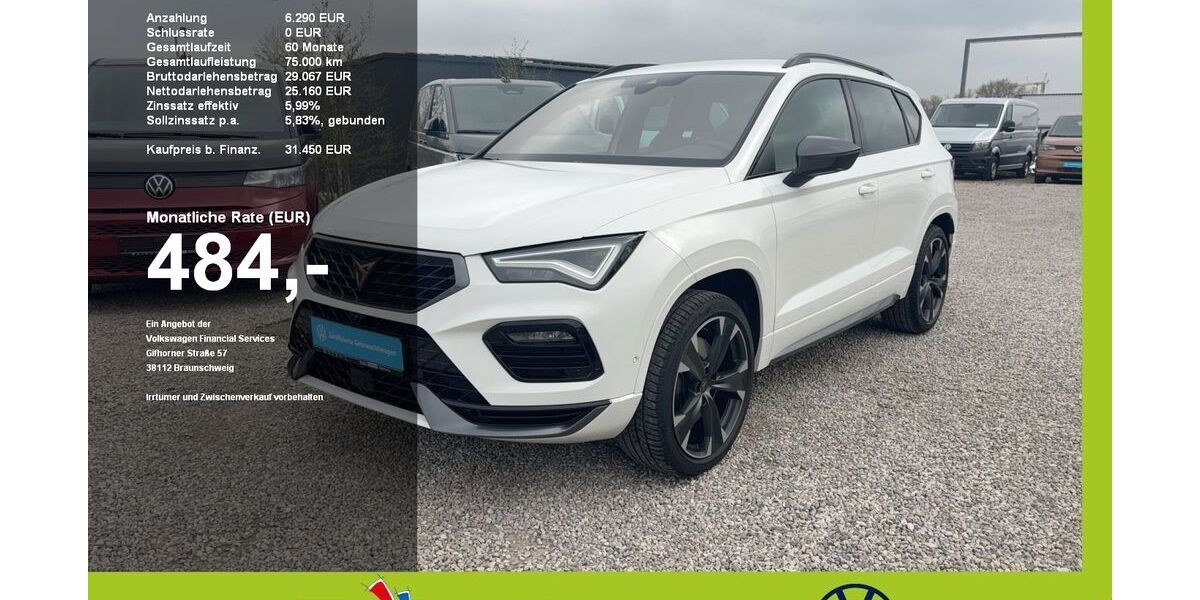 Cupra Ateca 45.000 km 31.200 &euro; Mainburg 84048