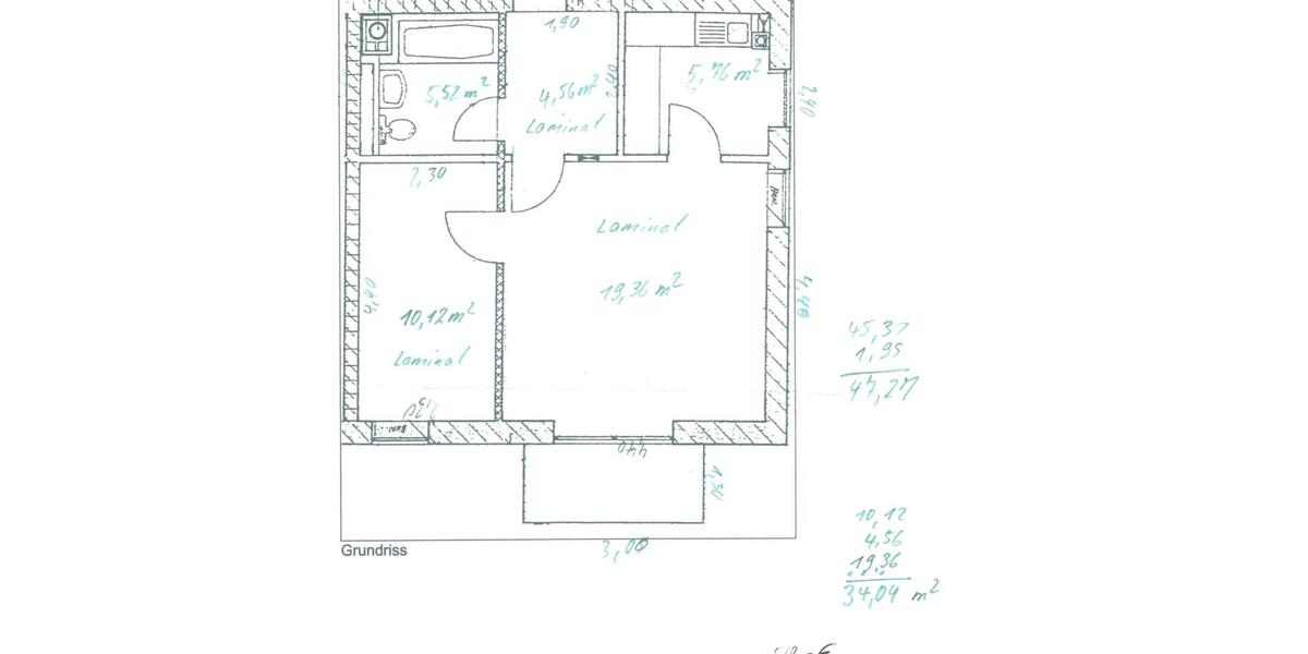 Etagenwohnung Ingolstadt - 2 Zimmer, 47 m&sup2;, 205.000&euro; | Angebot:26004118