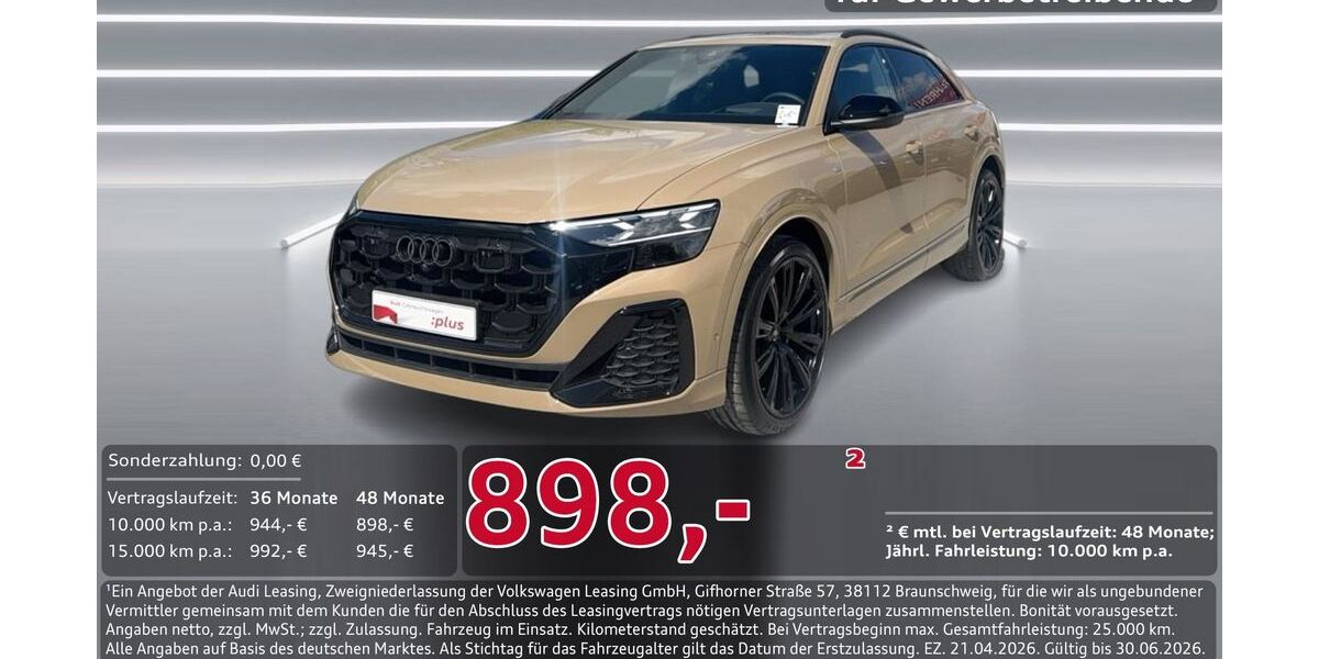 Audi Q8 5.500 km 99.950 &euro; Ingolstadt 85057