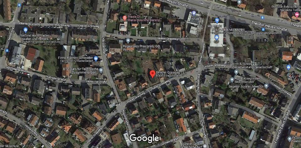 Einfamilienhaus Ingolstadt Nordost - 1 Zimmer, 24 m&sup2;, 480&euro; | Angebot:26211455