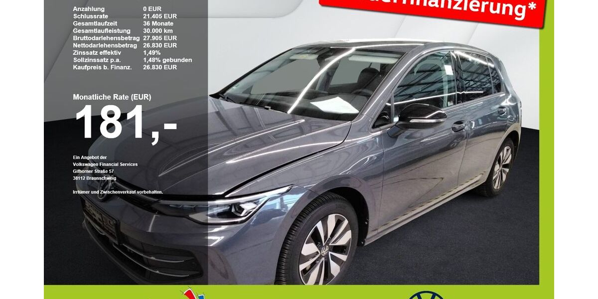 VW Golf 21.800 km 26.830 &euro; Mainburg 84048