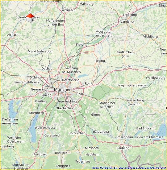 Doppelhaushälfte Schrobenhausen - 5 Zimmer, 131 m&sup2;, 1.750&euro; | Angebot:24816534