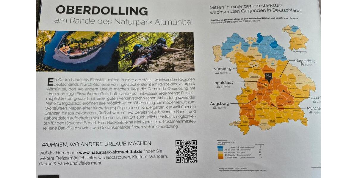 Dachgeschoßwohnung Oberdolling - 1 Zimmer, 43 m&sup2;, 770&euro; | Angebot:25922325