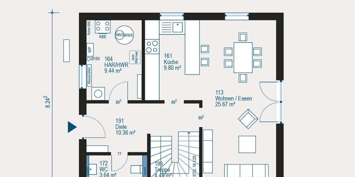 Individuell gestaltetes Einfamilienhaus - Komfort und Flexibilität für Ihr neues Zuhause - Einfamilienhaus Pfaffenhofen an der Ilm | Angebot:27470286