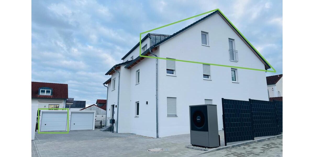 Dachgeschoßwohnung Wettstetten - 2 Zimmer, 60 m&sup2;, 830&euro; | Angebot:25948009