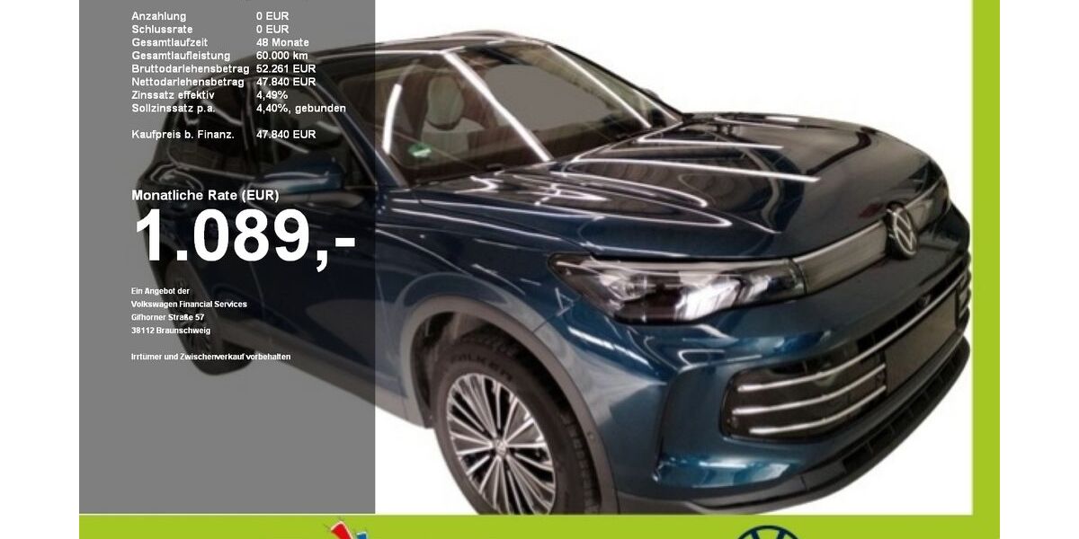 VW Tiguan 7.659 km 47.840 &euro; Mainburg 84048