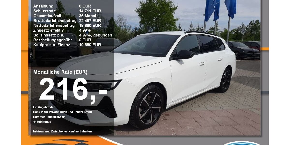 Opel Astra 25.285 km 19.880 &euro; Neustadt / Donau 93333