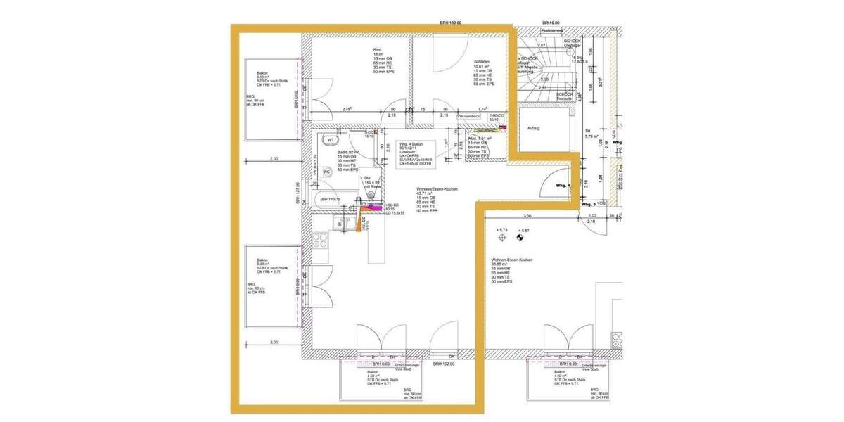 Etagenwohnung Ingolstadt Nordost - 3 Zimmer, 82 m&sup2;, 543.576&euro; | Angebot:25864292