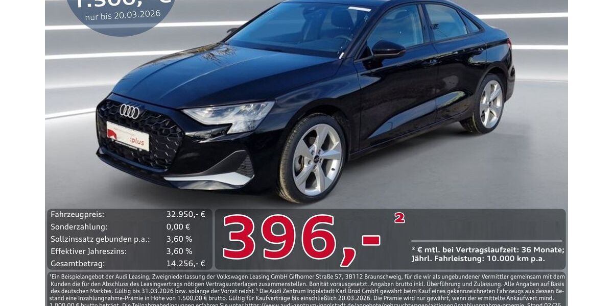 Audi A3 20.646 km 31.950 &euro; Ingolstadt 85057