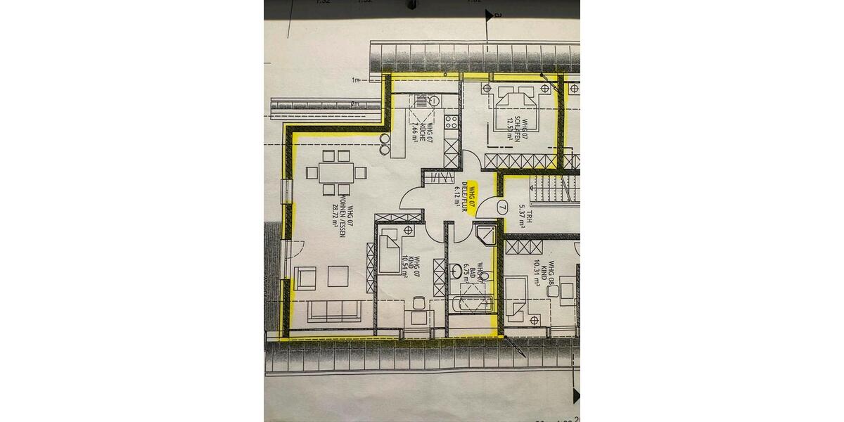 Dachgeschoßwohnung Geisenfeld - 3 Zimmer, 78 m&sup2;, 385.000&euro; | Angebot:27158314