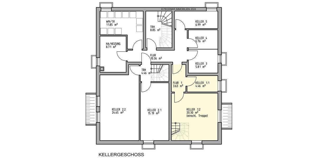 Etagenwohnung Lenting - 2 Zimmer, 58 m&sup2;, 349.800&euro; | Angebot:25796012