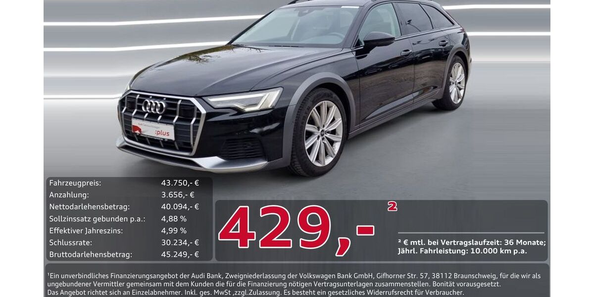 Audi A6 Allroad 55.519 km 43.750 &euro; Ingolstadt 85057