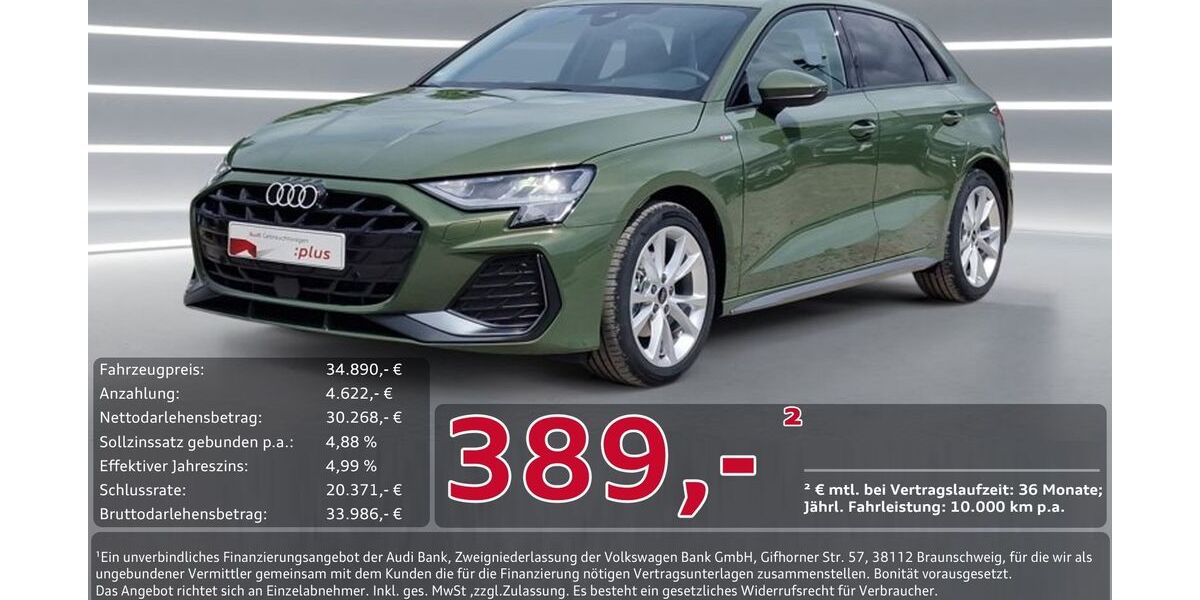 Audi A3 10.400 km 34.890 &euro; Ingolstadt 85057