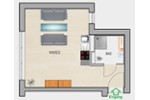 Erdgeschoßwohnung Ingolstadt Südost - 1 Zimmer, 33 m&sup2;, 169.500&euro; | Angebot:27165699