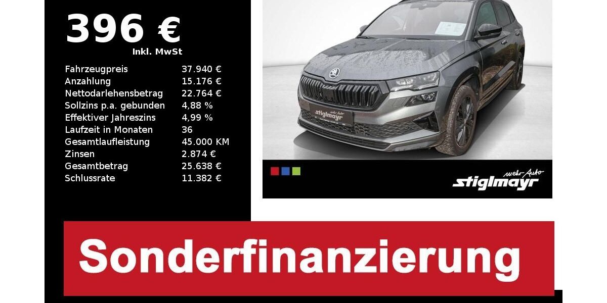 Skoda Karoq 13.645 km 36.940 &euro; Schrobenhausen 86529