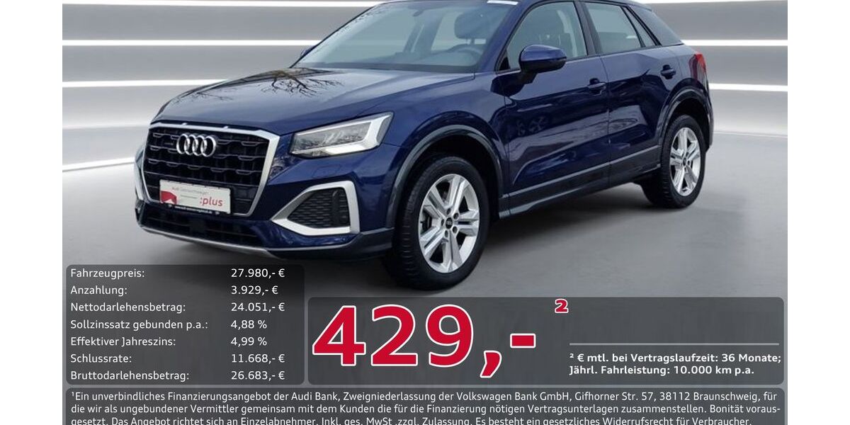 Audi Q2 58.427 km 26.980 &euro; Ingolstadt 85057