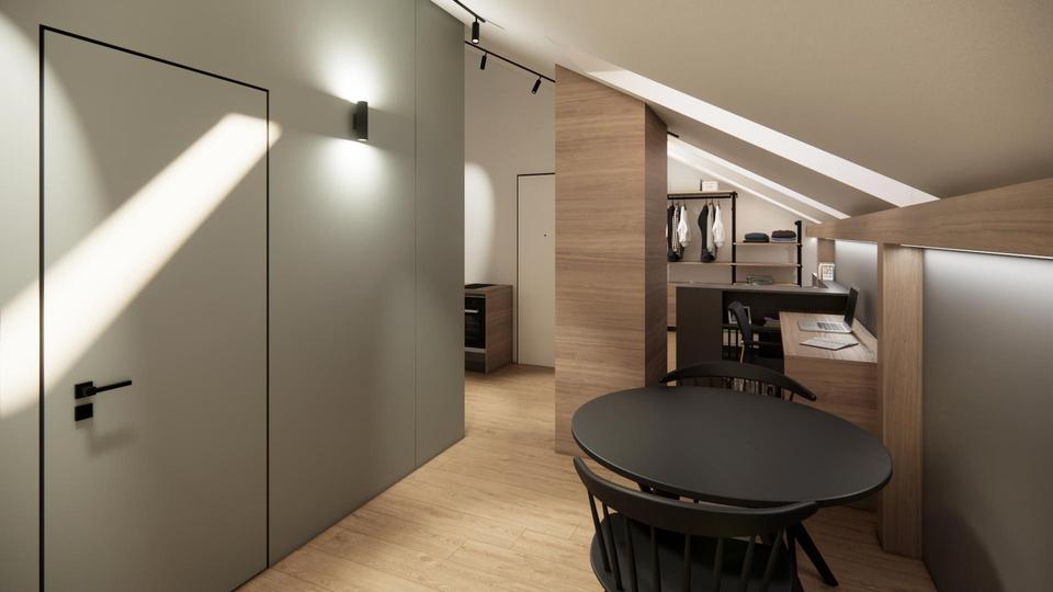 Dachgeschoßwohnung Eichstätt - 1 Zimmer, 41 m&sup2;, 550&euro; | Angebot:25440808